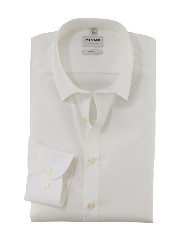 OLYMP Herren Oberhemd Langarm Hemd,einfarbig,Einfarbig,Comfort fit,New Kent, Hellbeige 20