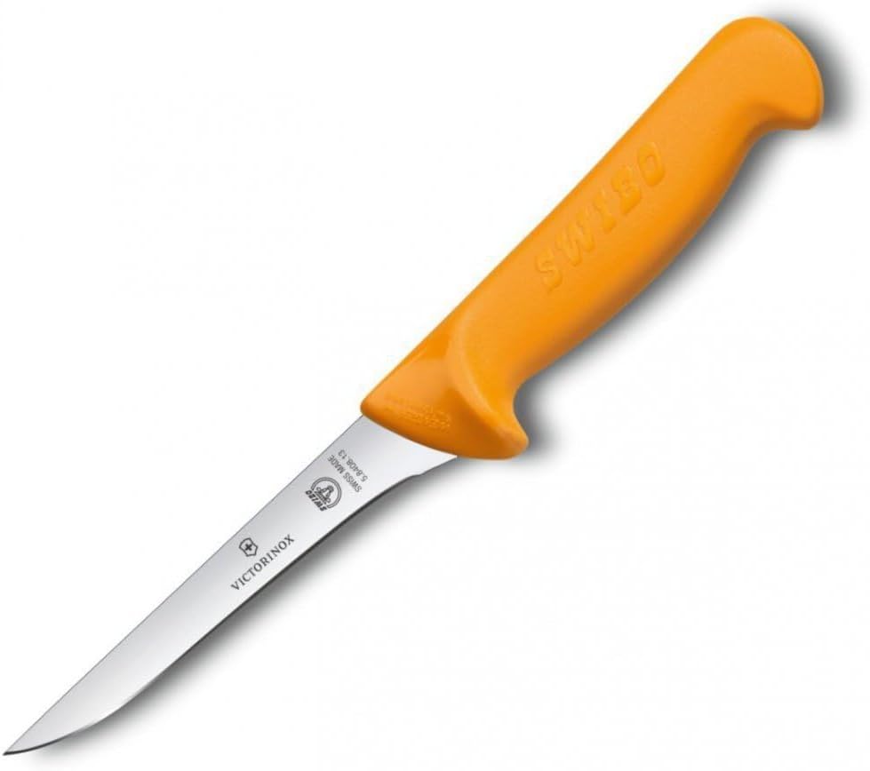 Victorinox Küchenmesser Swibo Ausbeinmesser Normaler Schliff Schmal 16 cm Gelb, 16 cm Gelb
