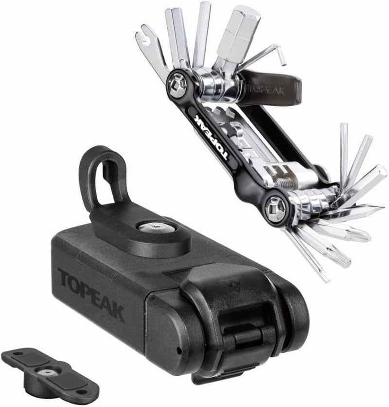 Topeak Unisex – Erwachsene Ninja Master+ Miniwerkzeuge, Schwarz, 14cm