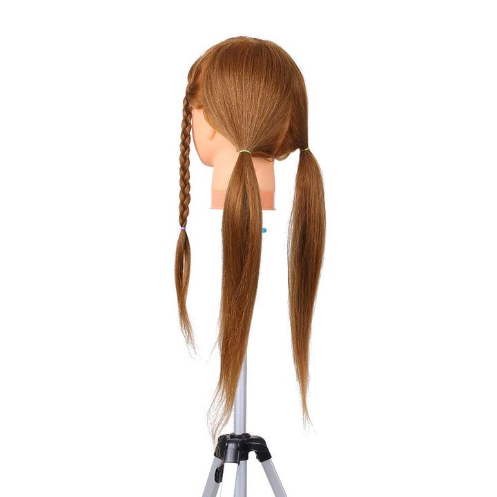 Trainingsköpfe 100% Echthaar Trainingsköpfe für Friseure Professioneller Übungskopf Frisurenkopf DIY