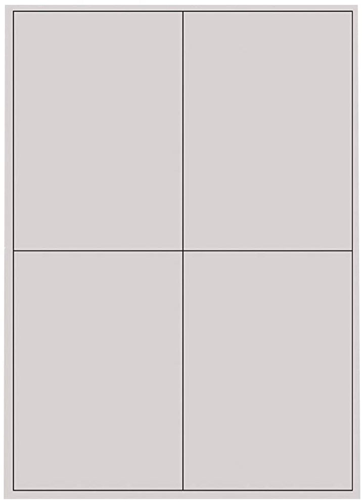 Kores - Universelle selbstklebende rechteckige Etiketten, 500 Blatt im Format Weiss mit Etiketten 10