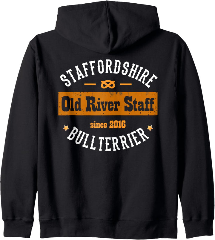 Old River Staff - Staffordshire Bullterrier Zucht Geschenk Kapuzenjacke