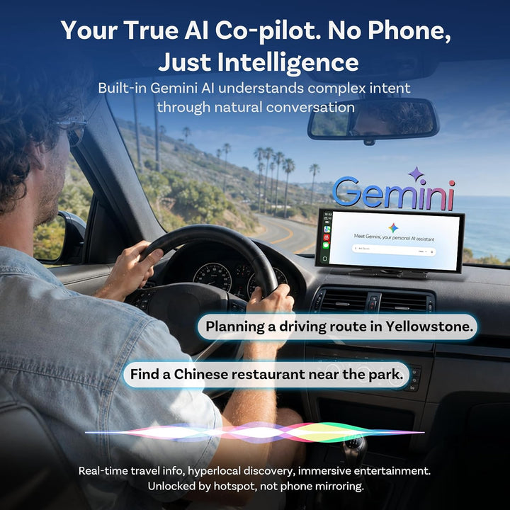 Ottocast Ottoscreen AI, 11,4 Zoll Carplay Display kompatibel mit Netflix/YouTube, Carplay Android Au