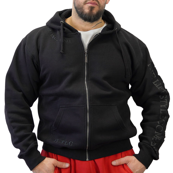 Brachial Premium Herren Kapuzenjacke Gym - Hoodie Sweatjacke Sweatshirt Jacke mit Kapuze für Bodybui