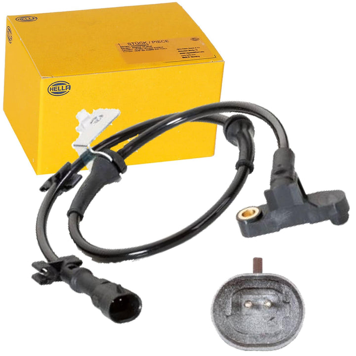 HELLA 6PU 230 040-291 Sensor, Raddrehzahl - 2-polig - Vorderachse - mit Halter