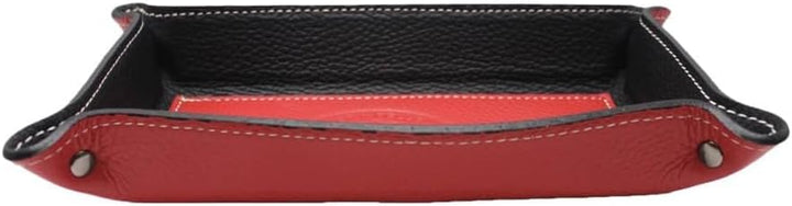 FrasiBags Taschenleerer Leder - Vide Poche - Ledertablett Organizer, Praktische rechteckig Aufbewahr