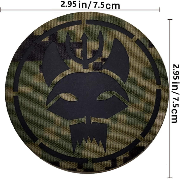 Siegel Team DEVGRU Dreizack Katzenkopf IR Infrarot reflektierende Patch, anpassbare personalisierte