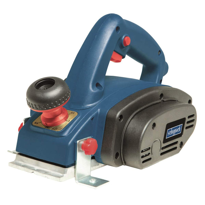 SCHEPPACH EP1100 Elektrohobel (Elektrischer Handhobel 1100W, bis 3 mm Spantiefe, Falztiefe 18 mm, 16