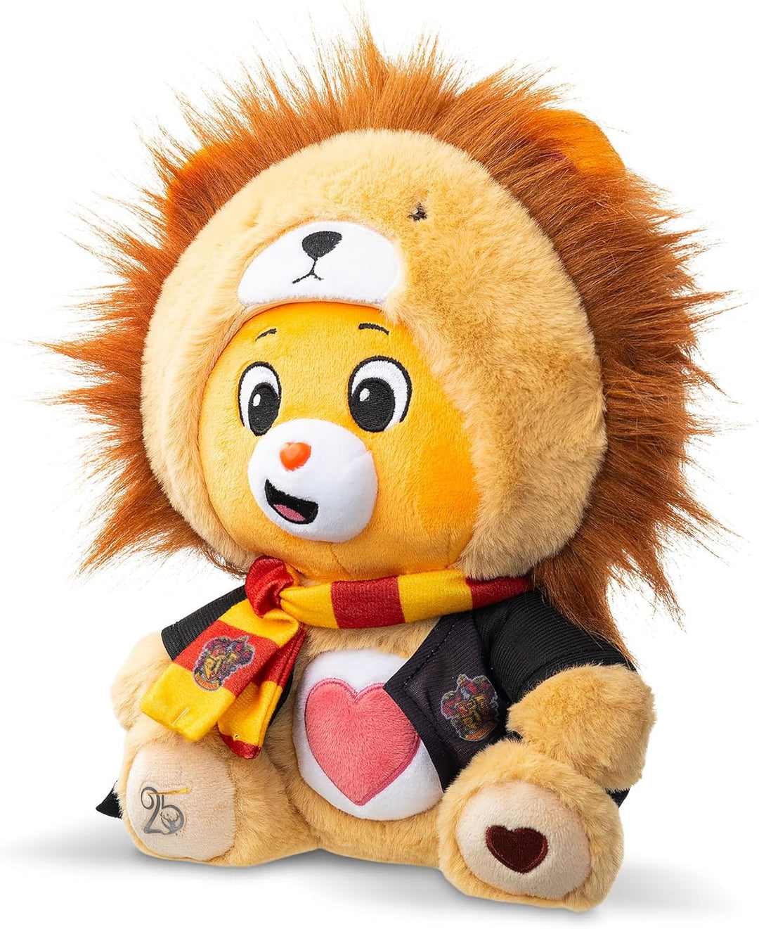 Care Bears x Harry Potter Gryffindor Tenderheart Bear 30cm Hoodie-Plüsch – Premium-Hogwarts-Haus-Sam
