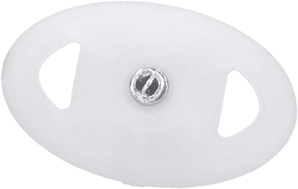 500 Stück Nagelscheiben Ø 3x60 mm mit Montagenagel Stahl oval Weiss Ø 3x60mm 500, Ø 3x60mm 500