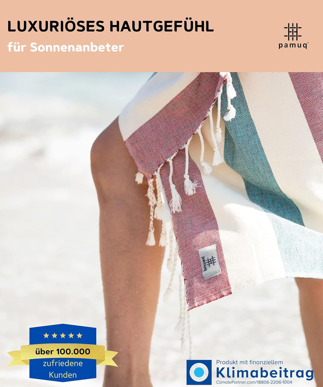 Strandtuch XXL Saunatuch Badetuch Hamamtuch Gross Baumwolle Duschtuch Pestemal Handtuch Fouta Pareo