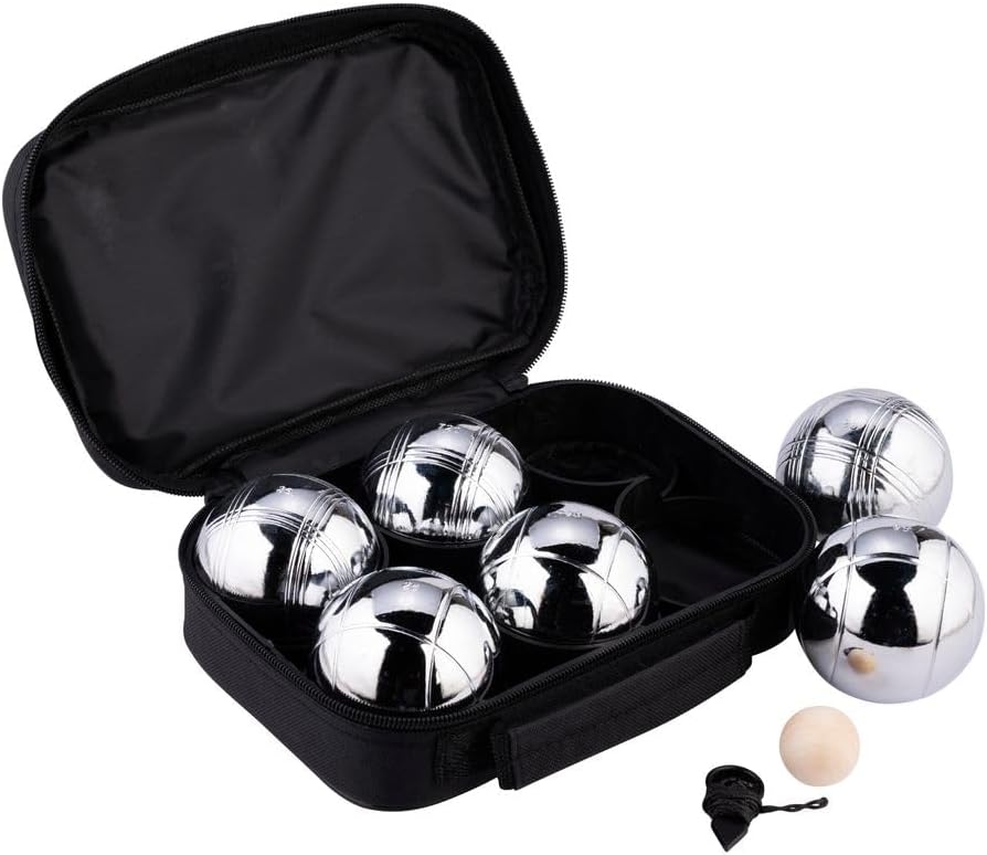 Jeu de boules 6 Metallkugeln im Beutel