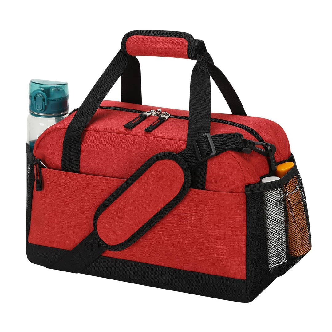Kleine Sporttasche mit Nassfach - 35×20×20cm Handgepäck, Mini Duffle Bag mit Mehreren Fächern für Sp