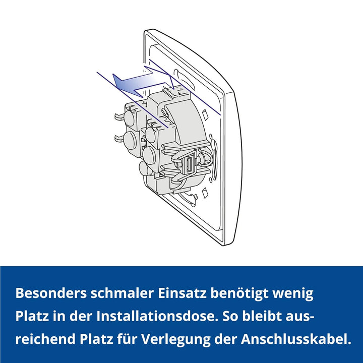 ALING-CONEL | PRESTIGE-Line | Unterputz-TV/RF/SAT Antennendose | Abschlussdose mit drei Ausgängen |