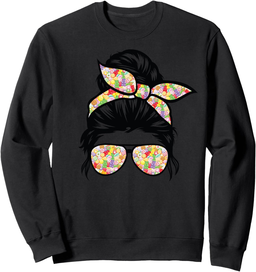 Candy Girl Make Haarbrille für Dutt Sweatshirt