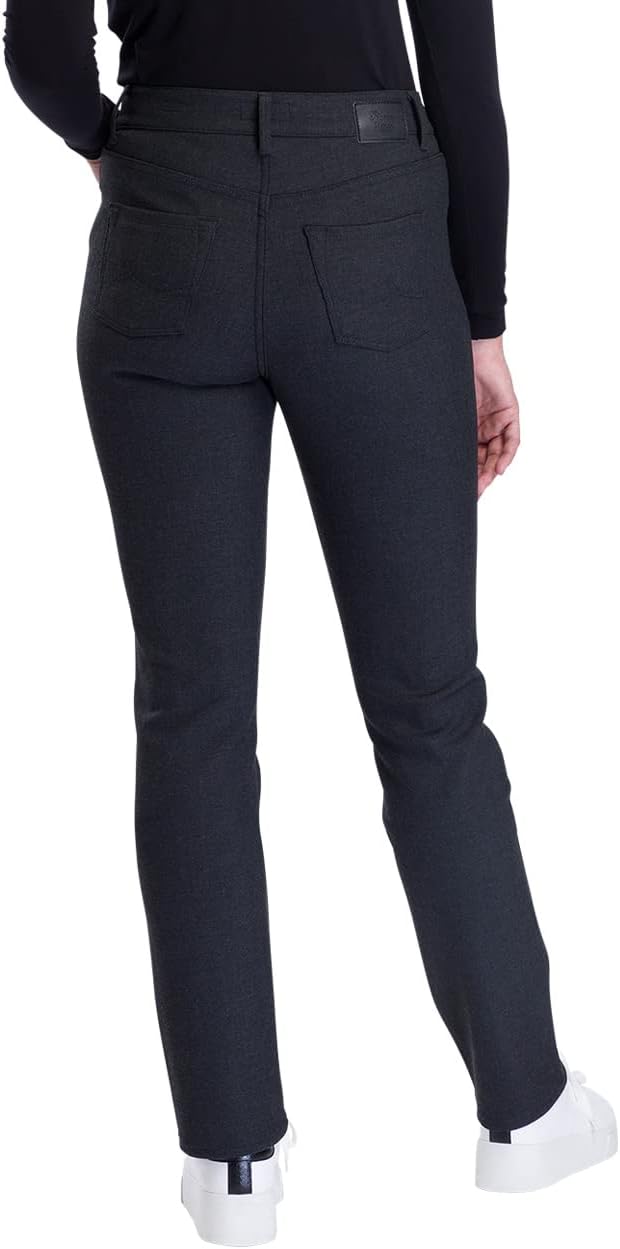 Pioneer Damen Straight Leg Jeans KATE 34W / 28L Dunkelgrau Melange (9501), 34W / 28L Dunkelgrau Mela
