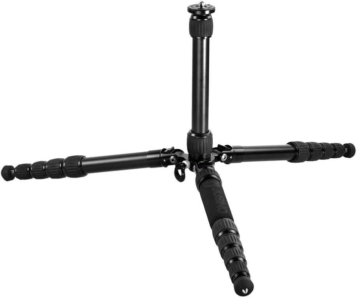 JUSINO leichtes & kompaktes Traveller Tripod Monopod Höhe bis 115cm Belastbar 15kg + Transporttasche