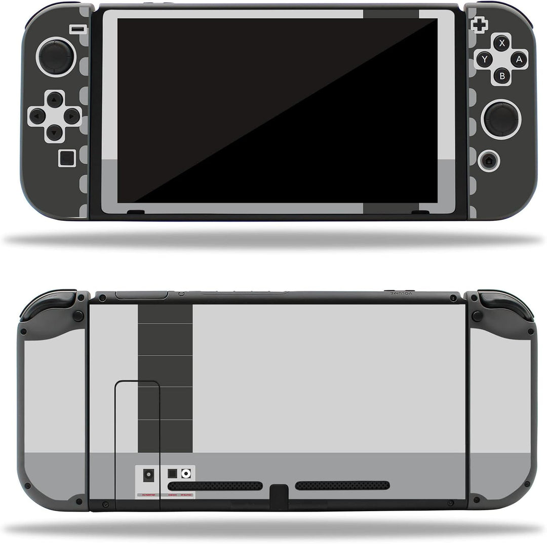 Folien Skin für Spiele Konsole Joy-Con und Ladestation Aufkleber Set Top Schutz gegen Kratzer Design