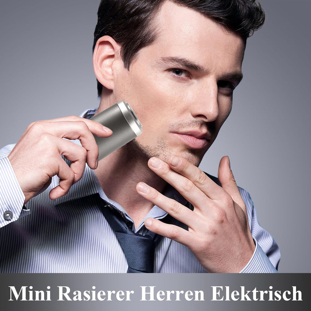 BSOON Mini Portable Electric Shaver, Multifunctional Rasierer Herren Elektrisch, USB Wasserdichter T