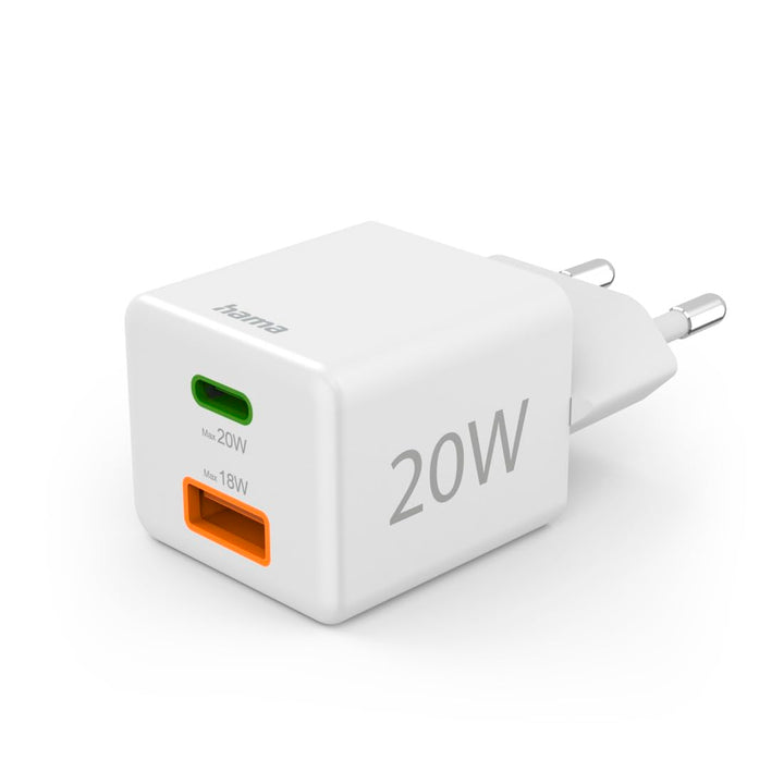 Hama Schnellladegerät USB (Ladegerät mehrfach, USB C, USB A, Universal Ladegerät Handy Tablet, Netzs