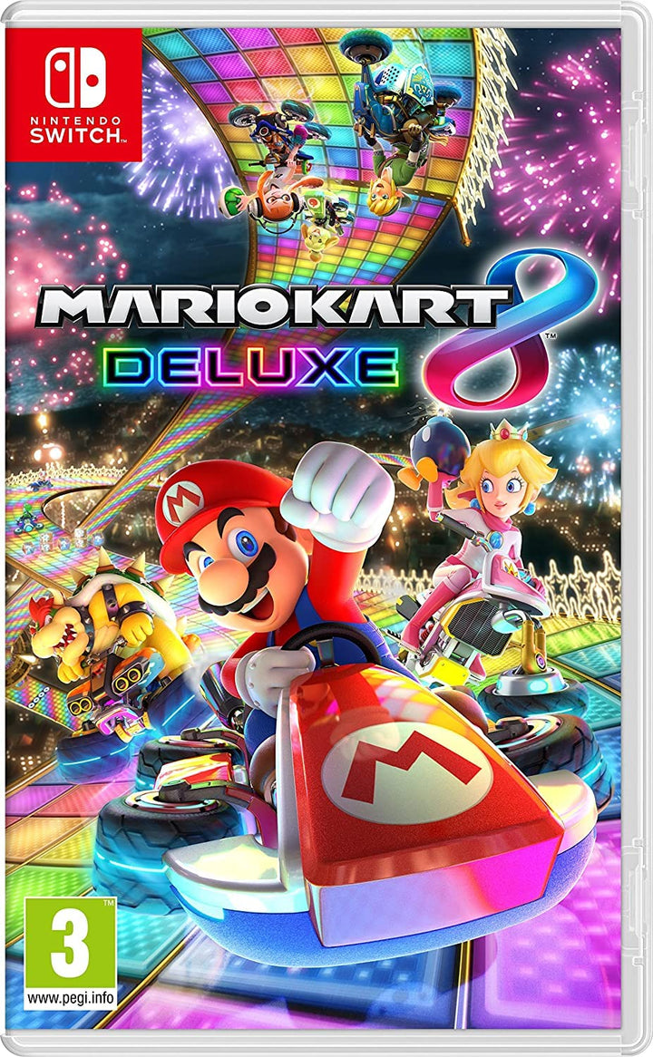 Nintendo_Switch Lenkrad und Pedal für Mario Kart 8 Deluxe (Offizielle Lizenz)