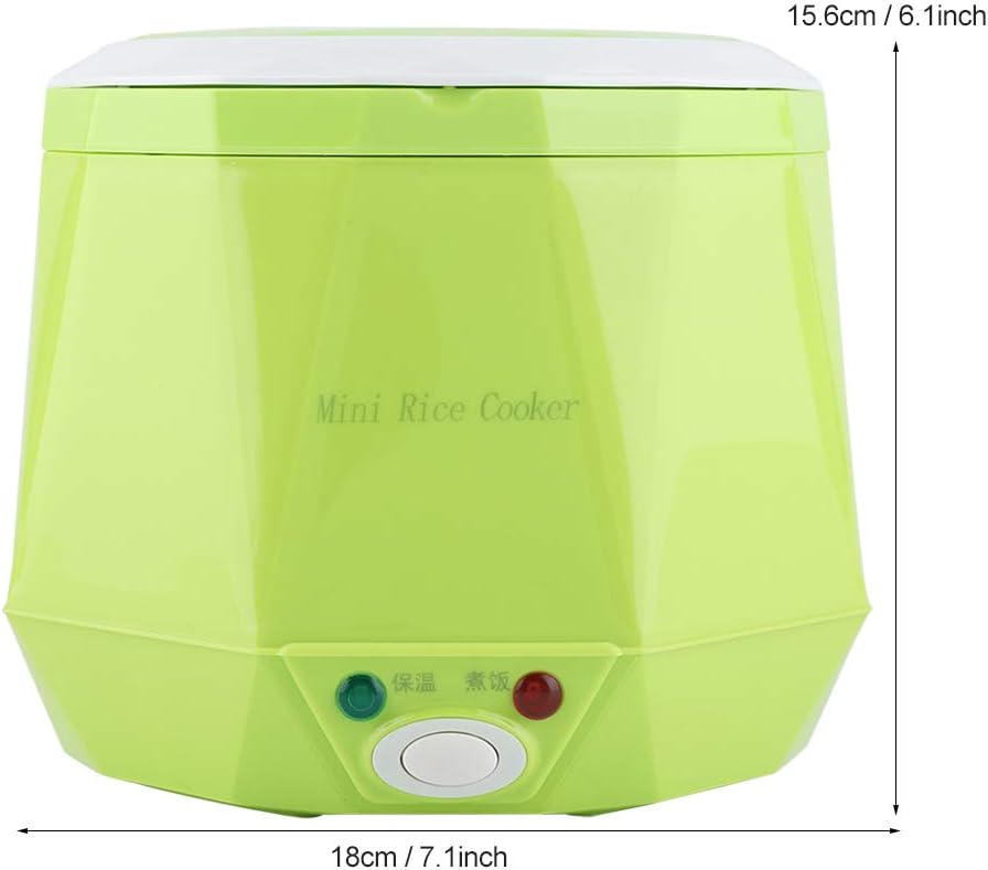 Tyenaza Elektrischer Reiskocher, Elektrischer tragbarer multifunktionaler Reiskocher Dampfgarer für