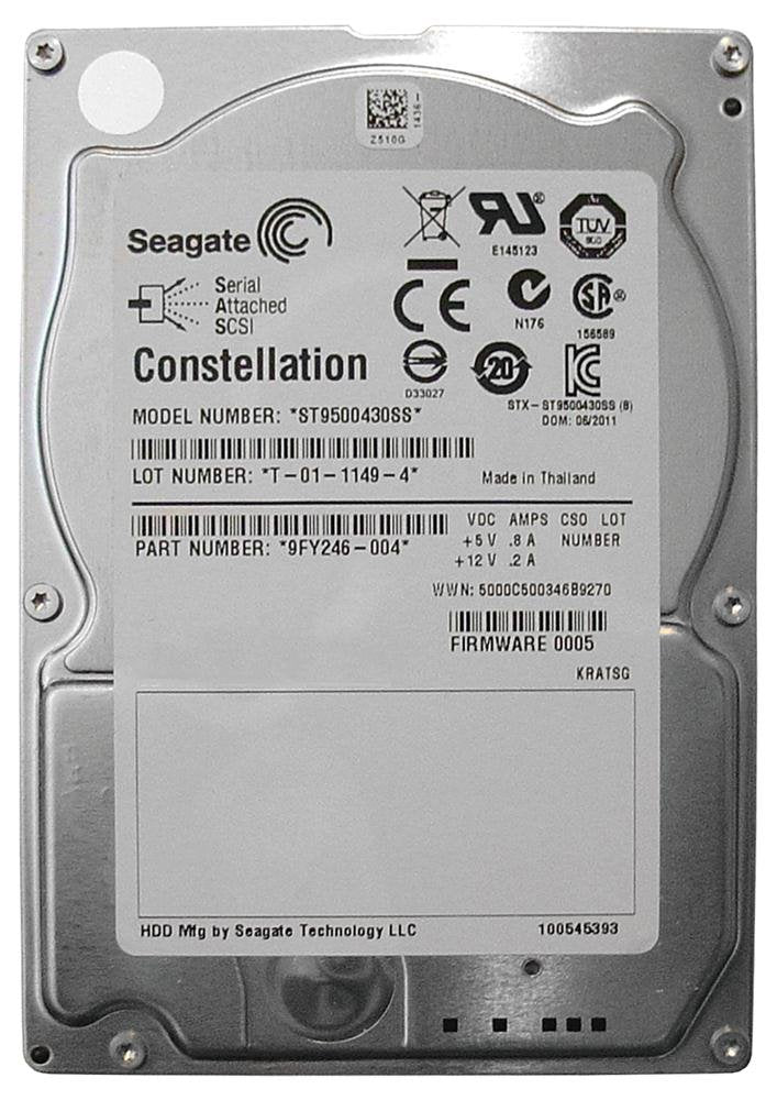 Seagate Constellation 7200.1 500GB SAS - ST9500430SS
