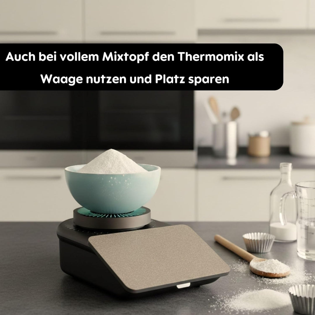 Waageplatte V2 für Thermomix TM7 Vorwerk Waagenabdeckung Wiegeplatte Zubehör Wiegeplatte V2, Wiegepl