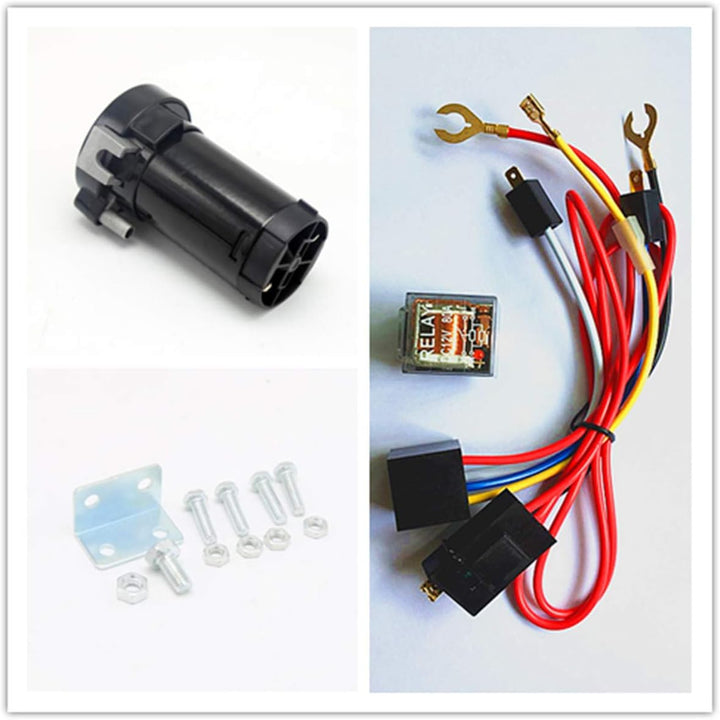 Yiyida Auto-Hupe, 12 V, 150 dB, 45 cm, Chrom, Zink, mit Kompressor, Einzelhorn-Hupe, für alle Fahrze