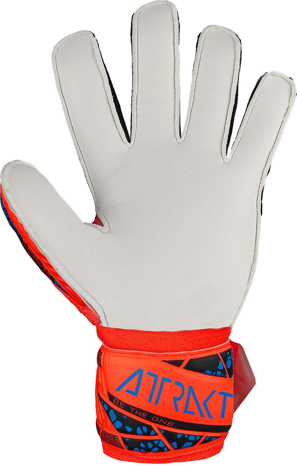 Reusch Unisex Jugend Attrakt Solid Finger Ständer Junior warthandschuhe 5 2210 Hyperorng/Elec Blue,