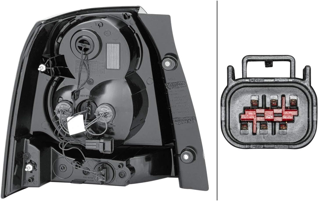 HELLA 2VP 354 814-021 Heckleuchte - LED - ECE/CCC - rechts, Rechts