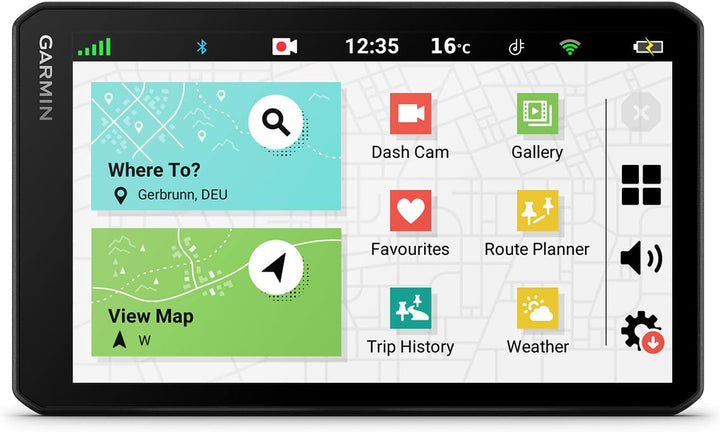 Garmin DriveCam 76 – Navigationsgerät mit integrierter Dashcam, Kollisionswarner und Spurhalteassist