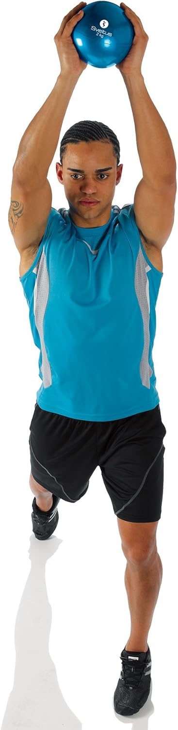 Balle lestée Sveltus 2kg Diamètre 12,5 cm (Packung mit 2), Diamètre 12,5 cm (Packung mit 2)