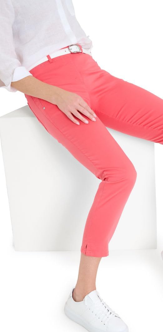 Raphaela by Brax Damen Dummy Hose 34W / 32L Hibiscus, 34W / 32L Hibiscus