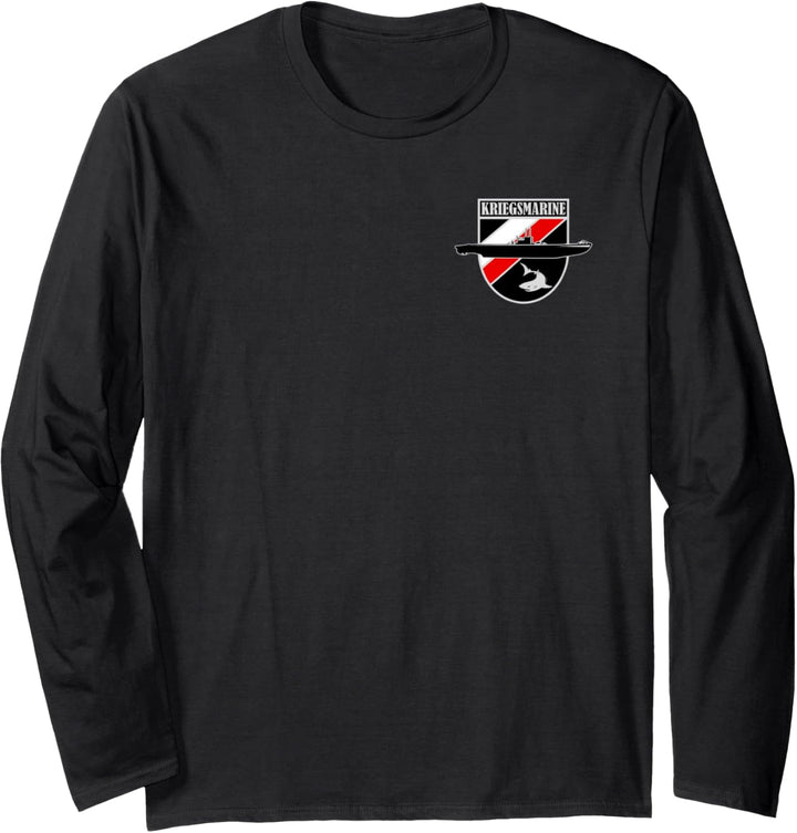 WW2 Deutsches Kriegsmarine U-96 U-Boot Vorderes&Zurück Langarmshirt