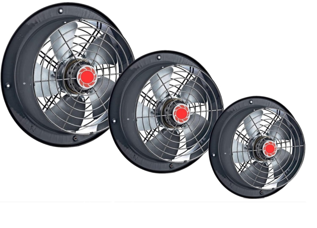 Uzman Industrie Axiallüfter, RAF200 bis RAF350 Wählbar, 765m³/h bis 3700m³/h Wandventilator, Axial V