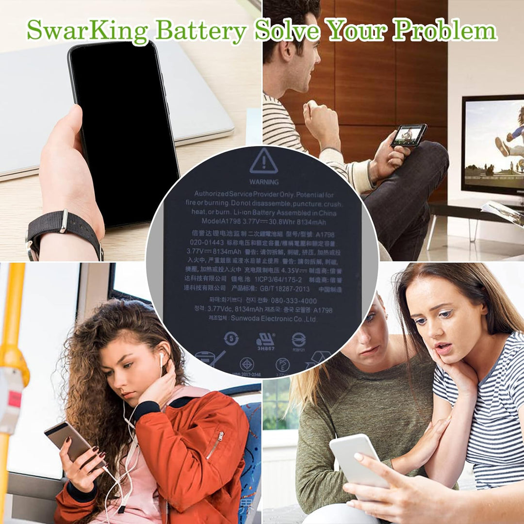 SwarKing Ersatz Akku Kompatibel mit iPad Pro 10.5 Inch MPMF2LL/A MPHJ2LL/A MQF22LL/A MPGK2LL/A MPF22