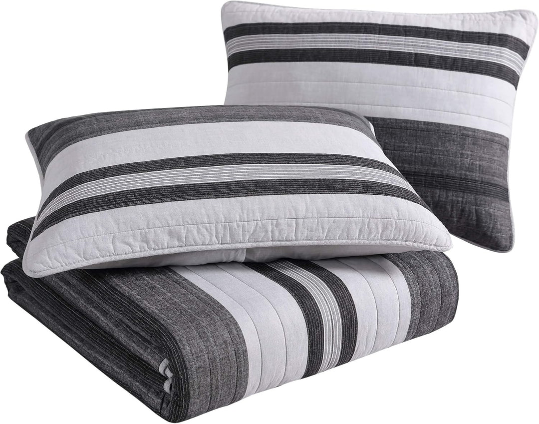 Nautica - Queensize-Bettwäsche-Set, Baumwolle, wendbar, Heimdekoration für alle Jahreszeiten (Ardmoo