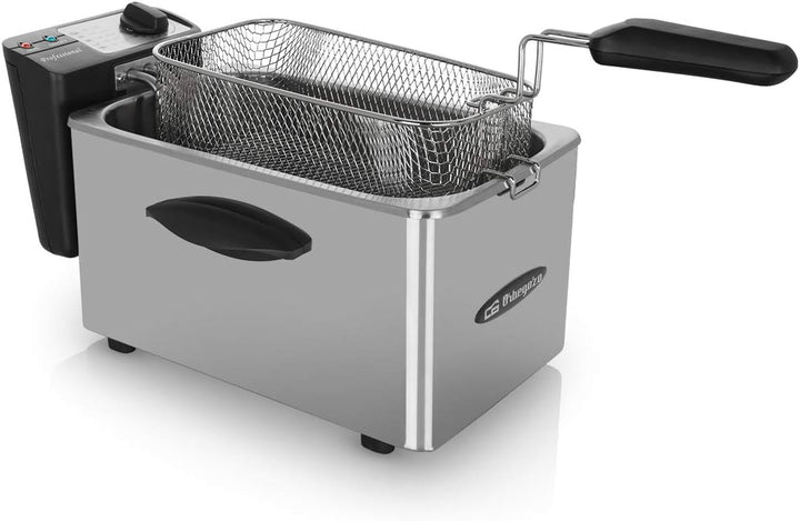 Orbegozo FDR 45 - Fritteusen (4l, Single, Edelstahl, 2000W, 230V, 50 Hz) 4 litros, 4 litros