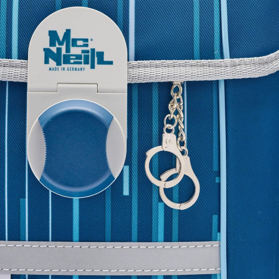 Thorka GmbH McNeill Mac2 Ranzen Set 5teilig NEW POLICE, Blau