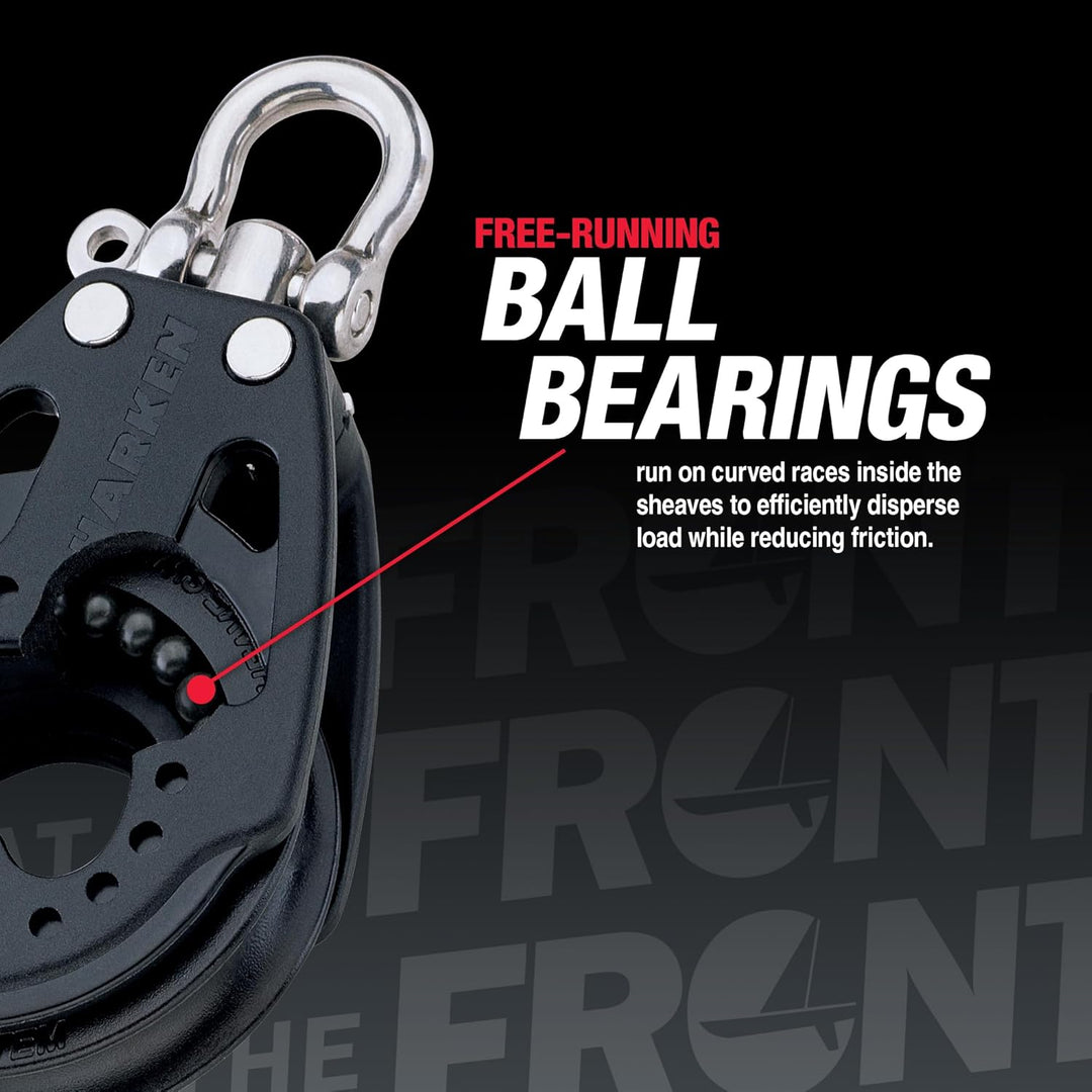 HARKEN Segelyacht Boat & Yachting - Einfacher Schwenkblock 40mm, 40mm