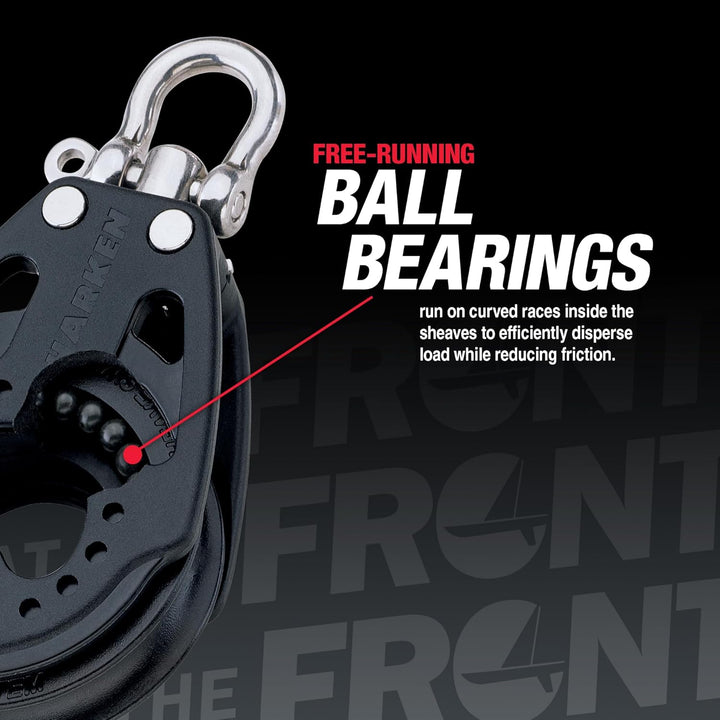 HARKEN Segelyacht Boat & Yachting - Einfacher Schwenkblock 40mm, 40mm