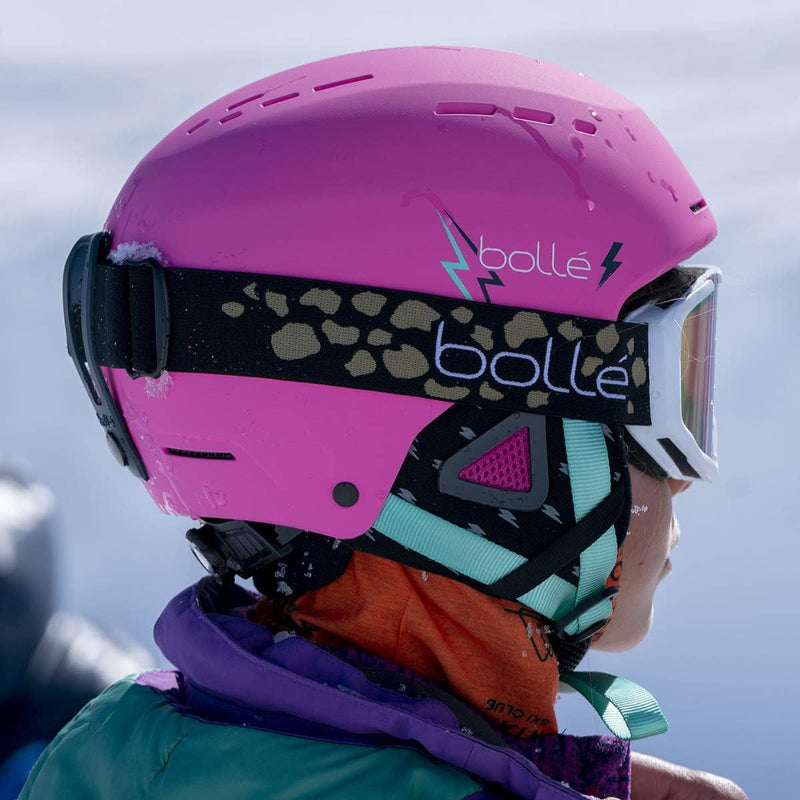 bollé Quiz Skihelm Pink Unisex Erwachsene 52-55 cm 49-52cm matte pink flash, 49-52cm matte pink flas