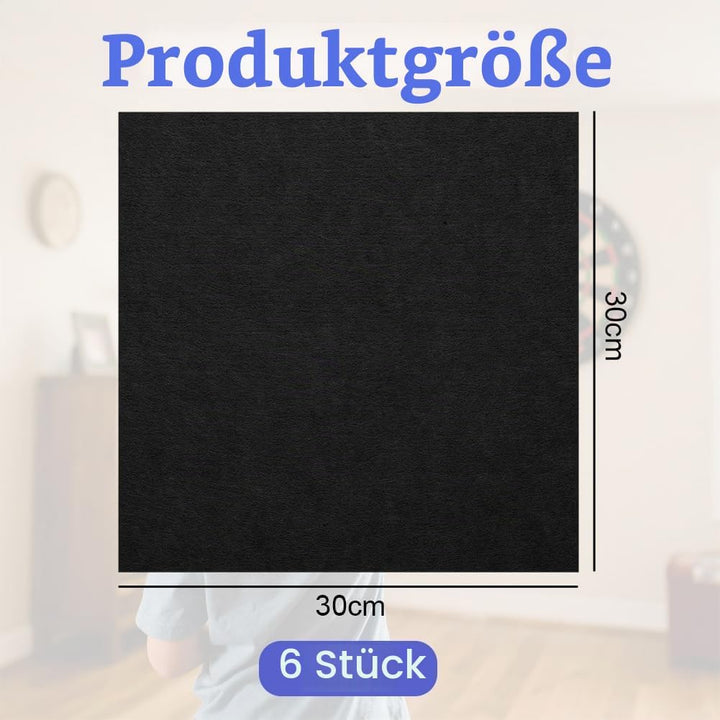 Dartboard-Wandschutz, Dart Wandschutz aus Filz, Dartboard-Umrandung, Selbstklebend, Gespleisste Wand