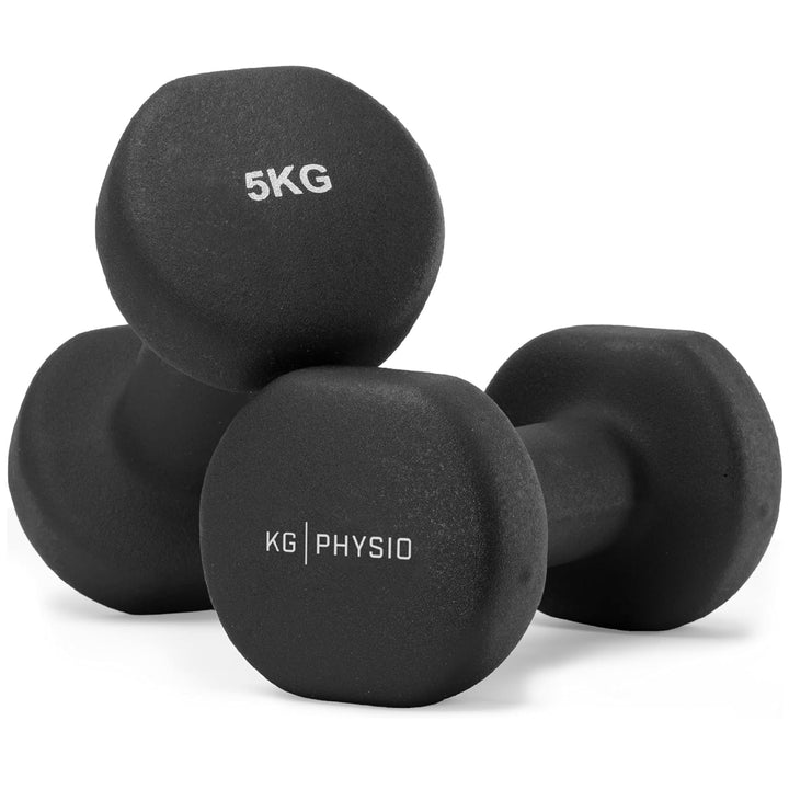Neopren Hanteln Set - Inkl. Fitnessposter mit 32 Übungen, schweissabweisendes Kurzhanteln 2er Set au