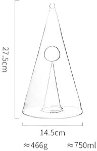 Handgefertigter Luxus Wein Dekanter PYRAMIDE (350ML), 350ML