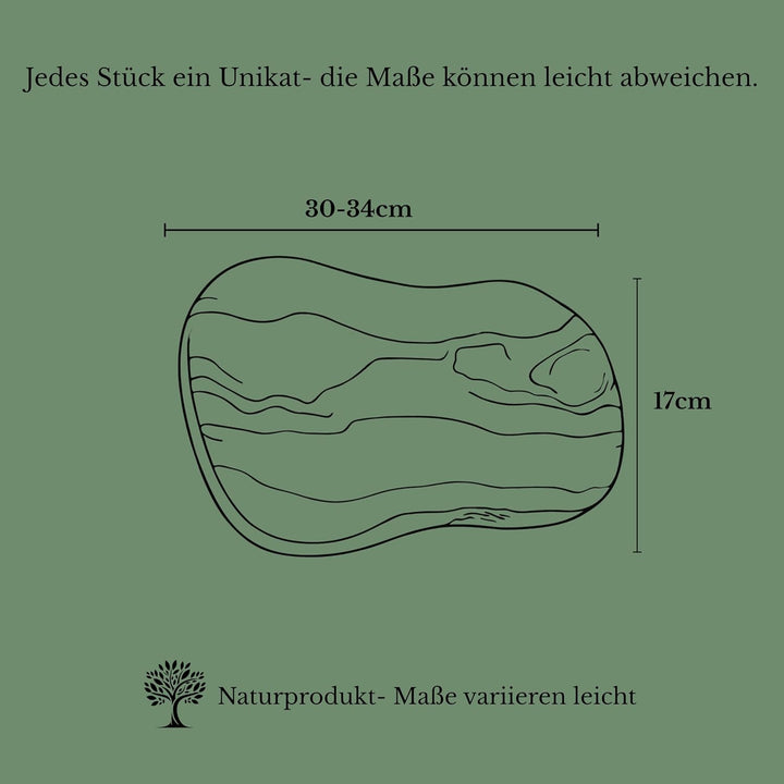 Figura Santa - Olivenholzbrett ORGANIC - rustikales Servierbrett Holzbrett Schneidebrett Frühstücksb