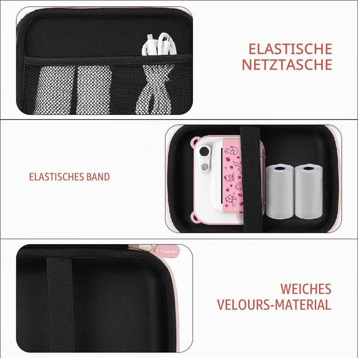 Leayjeen Kinderkamera Sofortbildkamera Tasche Schutzhülle kompatibel mit uleway/Hiievpu/NUOTUN/GREEN