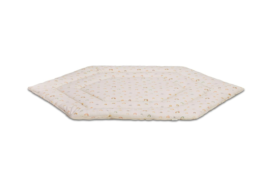 Fillikid Einlage Laufstall 6-eckig Exklusiv | Krabbeldecke Laufgitter 124 cm | Schutzeinlage Laufgit