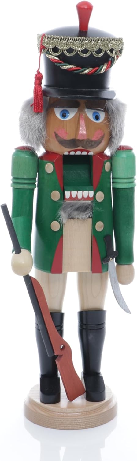 Rudolphs Schatzkiste Nussknacker Sächsischer Reiter Höhe= 42cm NEU Weihnachten Seiffen Nutcracker Nü